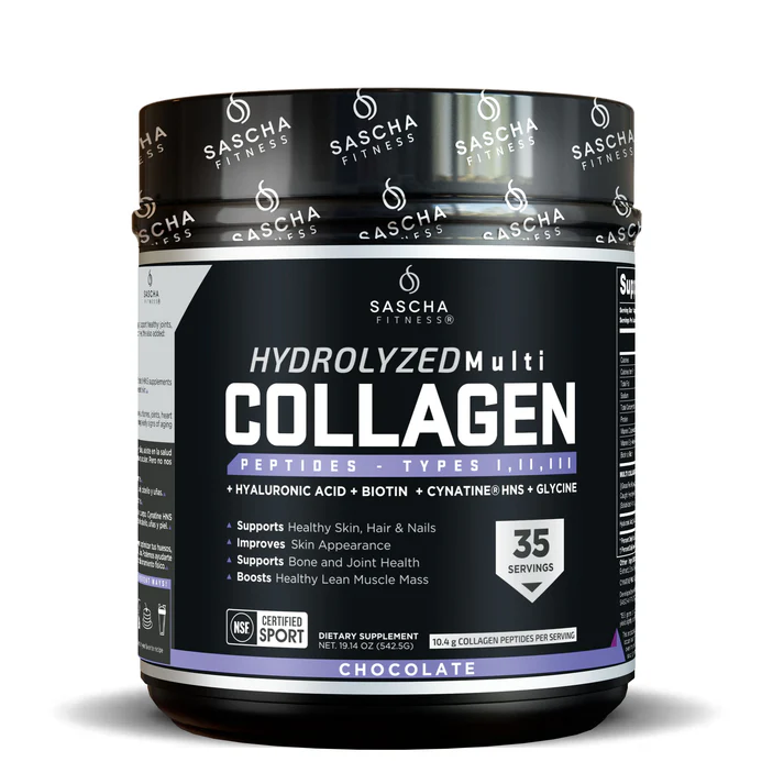 Hydrolyzed Multi Collagen Sascha Fitness x 35 servicios en VitalSupps Colombia