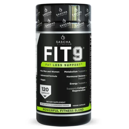 FIT9 Sascha Fitness x 120 cápsulas para apoyo a composición corporal en VitalSupps Colombia
