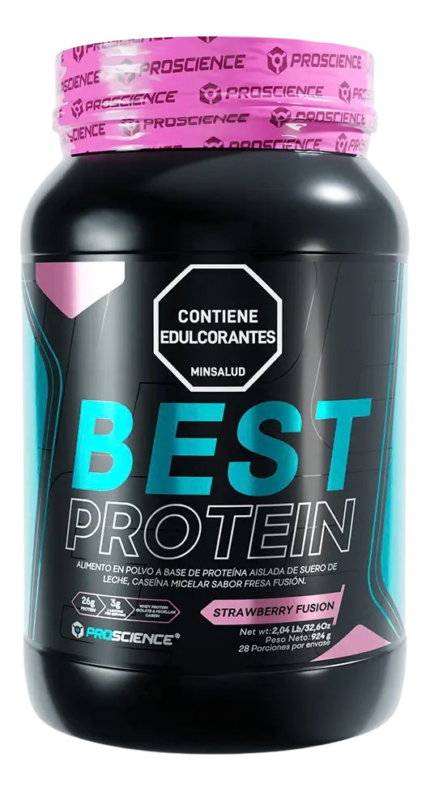 Tarro de proteína Best Protein ProScience sabor Fresa Fusión de 924 g