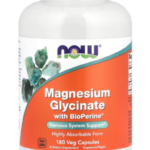 Magnesio Glicinato con Bioperine de NOW en VitalSupps Colombia para estrés y sueño