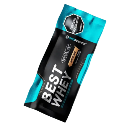 Sachet individual de proteína Best Whey ProScience sabor arequipe